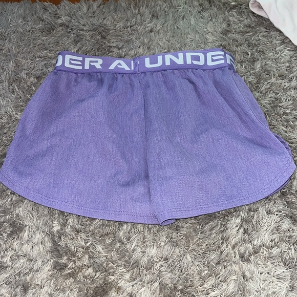 purple under armour play up shorts girls - Picture 3 of 5